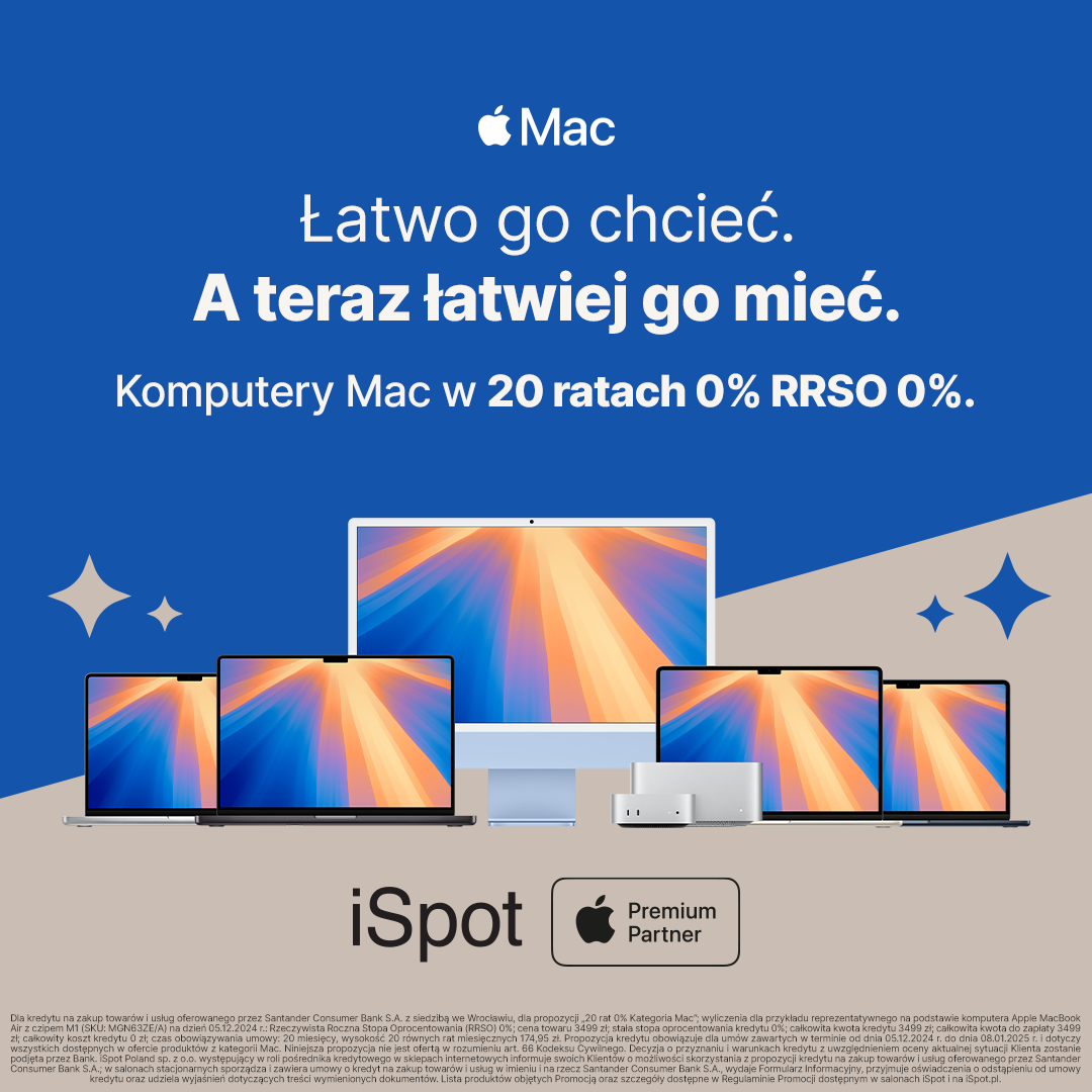 Mac na wyciągnięcie ręki!