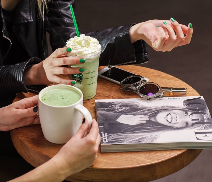 Matcha Green Tea Latte w Starbucks