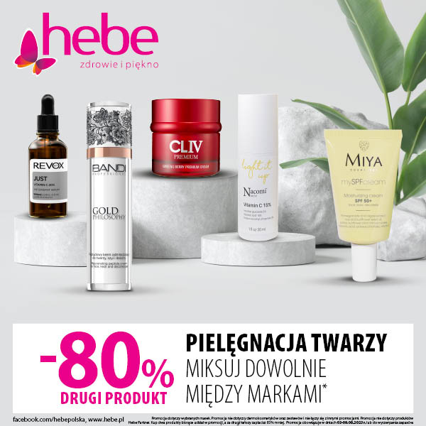 PIELĘGNACJA TWARZY -80% DRUGI PRODUKT!